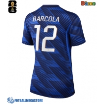 Fotballdrakt Dame Frankrike Bradley Barcola #12 Hjemmedrakt VM 2026 Kortermet